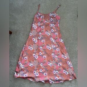 Floral Patterned Slip Dress